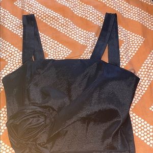 Black Dress W/ Three Roses